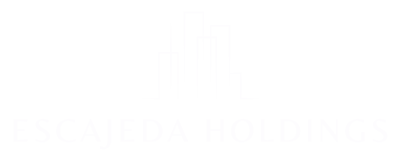 Escajeda Holdings Acquisitions White Logo